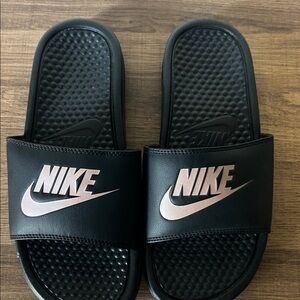 Nike Black Slide Sandals